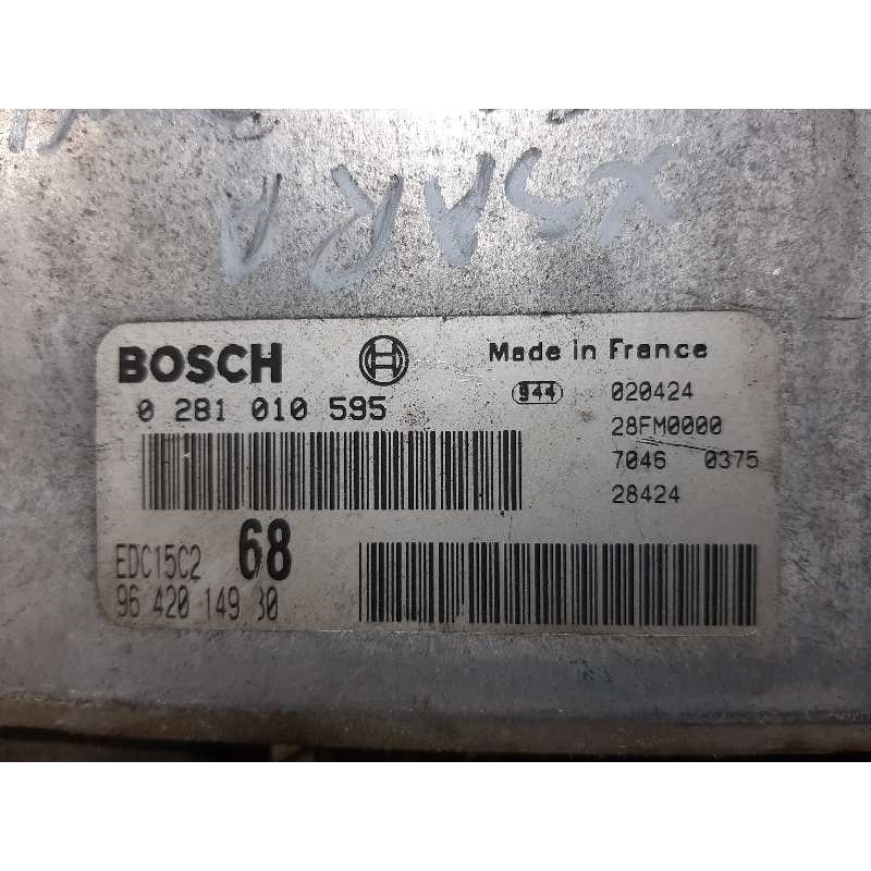 CENTRALITA MOTOR UCE 0281010595 9642014980  - imagen 1