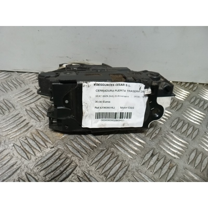 CERRADURA PUERTA TRASERA DERECHA 6J0839016J  - imagen 1
