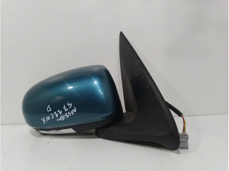 Recambio de retrovisor derecho para nissan almera (n16/e) acenta referencia OEM IAM K6301BN2MA AZUL ELECTRICO