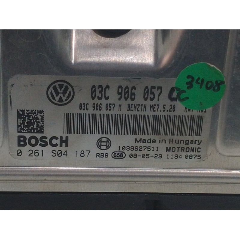 CENTRALITA MOTOR UCE 03C906057CC 0261S04187 03C906057M - imagen 3