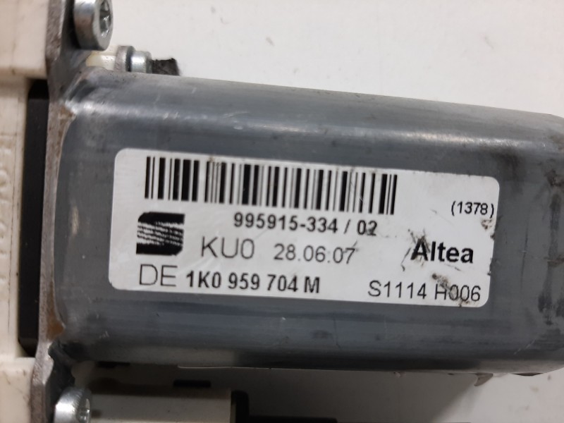 Recambio de motor elevalunas trasero derecho para seat altea xl (5p5) reference referencia OEM IAM 1K0959704M  