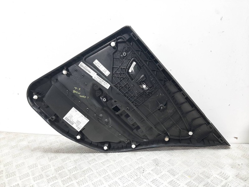 Recambio de guarnecido puerta trasera izquierda para bmw serie 1 berlina (e81/e87) 118d referencia OEM IAM  NEGRO 