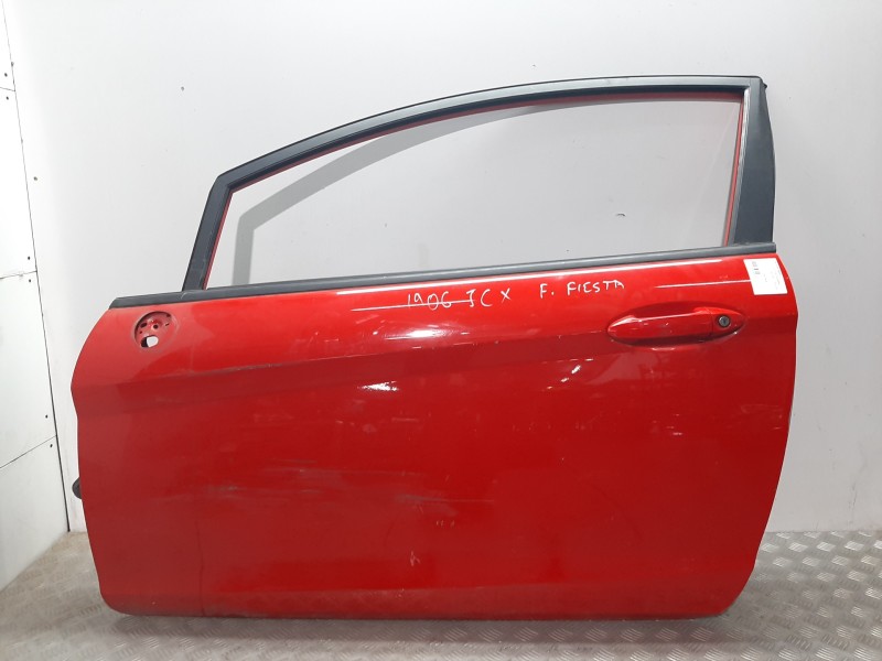 Recambio de puerta delantera izquierda para ford fiesta (ccn) black edition referencia OEM IAM  ROJO 