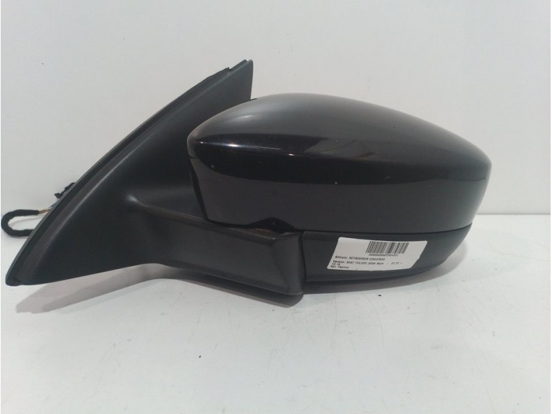 Recambio de retrovisor izquierdo para seat toledo (kg3) style referencia OEM IAM 5JB857507 ELECTRICO NEGRO