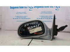 Recambio de retrovisor izquierdo para kia clarus 1.8 cat referencia OEM IAM 015001 MANUAL PLATA