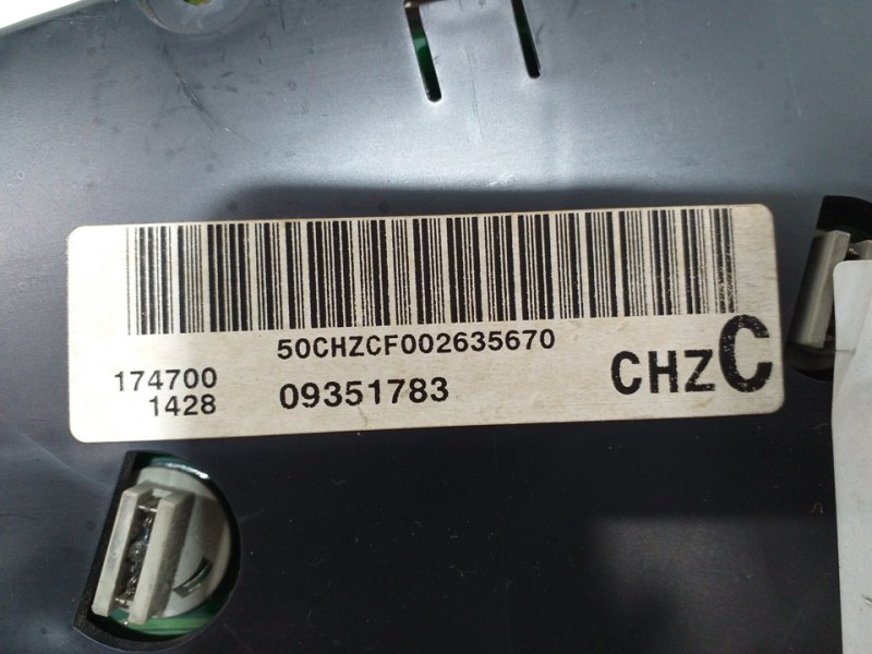 Recambio de cuadro instrumentos para chevrolet alero 2.4 ltr piel referencia OEM IAM   