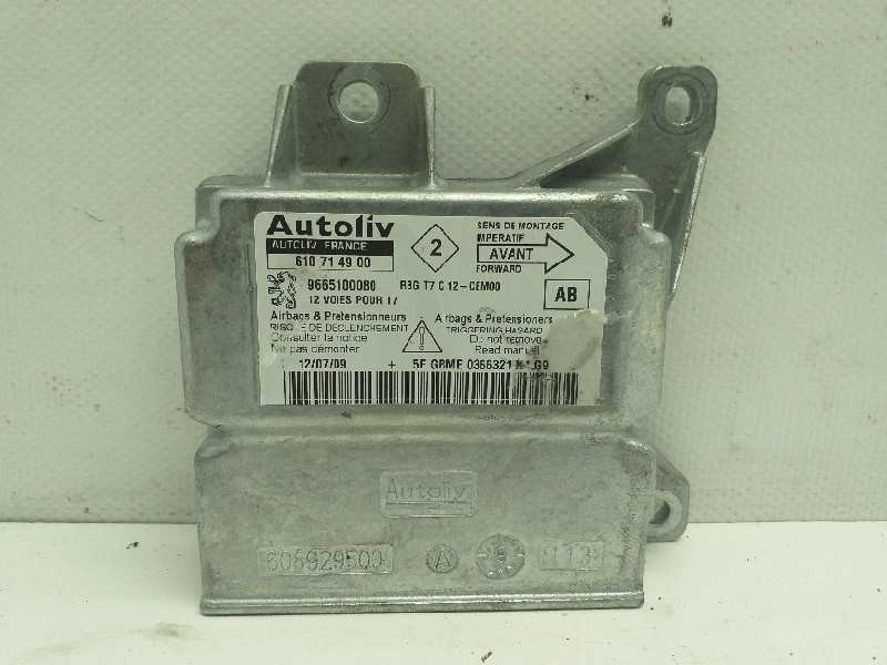 Recambio de centralita airbag para peugeot 308 confort referencia OEM IAM 610714900 9665100080 6546W8