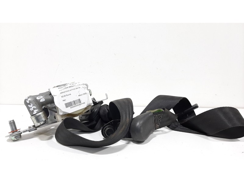 Recambio de cinturon seguridad delantero derecho para ssangyong actyon 200 xdi referencia OEM IAM   
