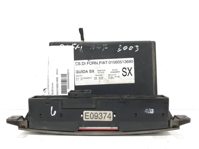 Recambio de mando calefaccion / aire acondicionado para alfa romeo 147 (190) referencia OEM IAM 01560513690  