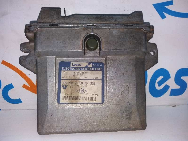 Recambio de centralita motor uce para renault kangoo (f/kc0) alize referencia OEM IAM 7700111206 H0M770104956 