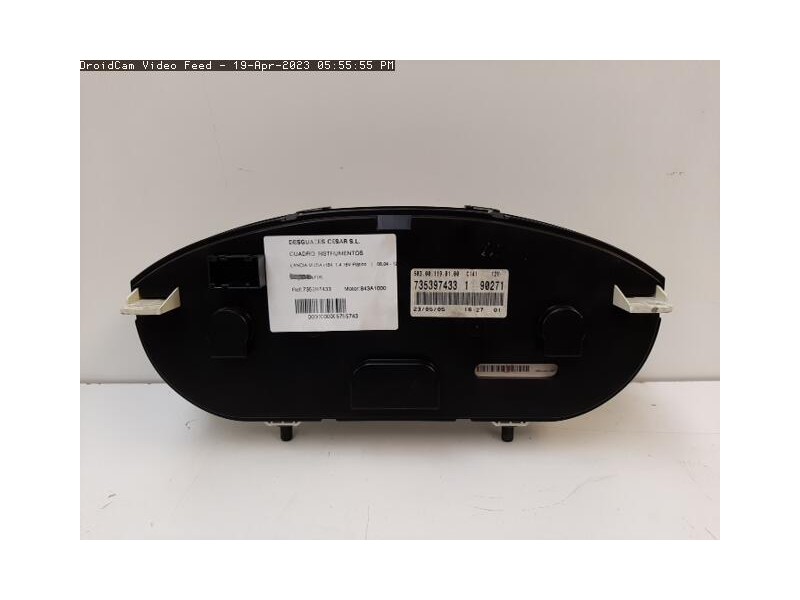 Recambio de cuadro instrumentos para lancia musa (184) 1.4 16v platino referencia OEM IAM 735397433  