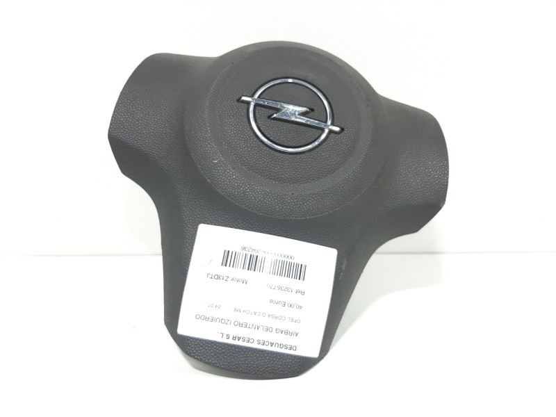 Recambio de airbag delantero izquierdo para opel corsa d catch me referencia OEM IAM 13235770  