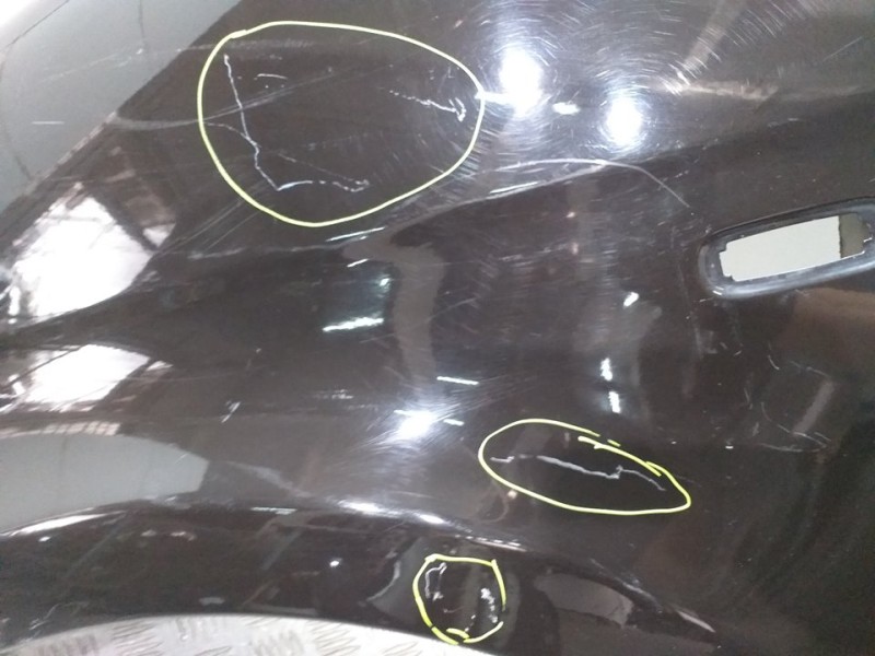 Recambio de aleta delantera izquierda para lancia musa (184) 1.4 16v platino referencia OEM IAM  NEGRA 