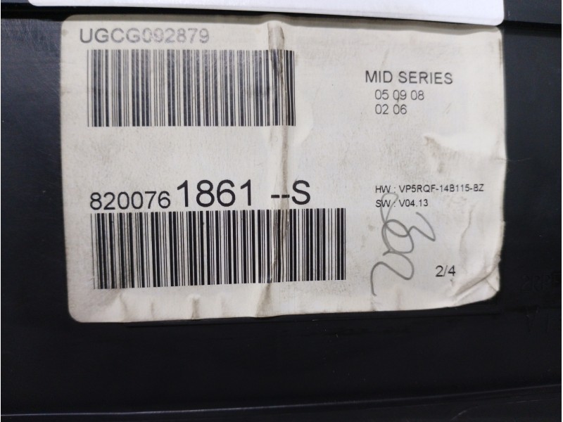 Recambio de cuadro instrumentos para renault clio iii authentique referencia OEM IAM 8200761861S  