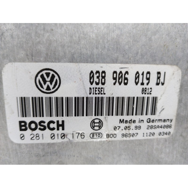 CENTRALITA MOTOR UCE 038906019BJ 0281010176  - imagen 2