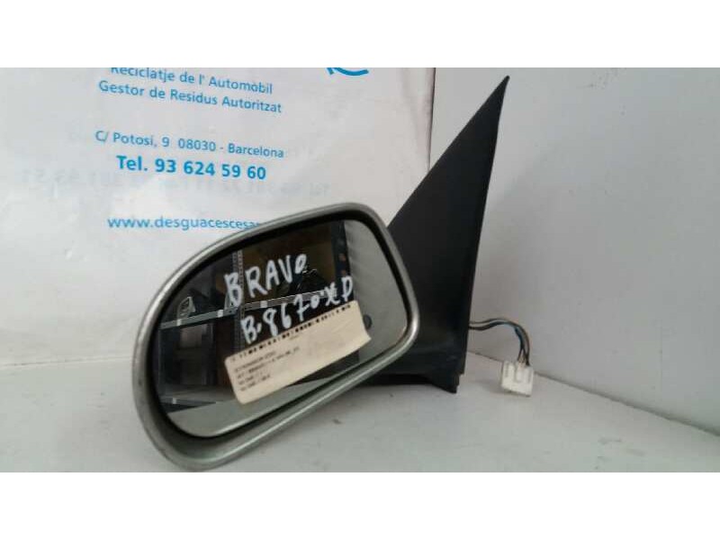 Recambio de retrovisor izquierdo para fiat bravo (182) 1.6 bi-fuel cat (en funcionamiento por gas natural 68 kw) referencia OEM 
