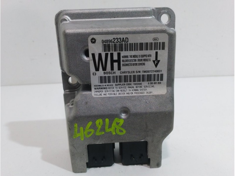 Recambio de centralita airbag para jeep gr. cherokee (wh) 3.0 crd laredo referencia OEM IAM 04896233AD 0285001859 