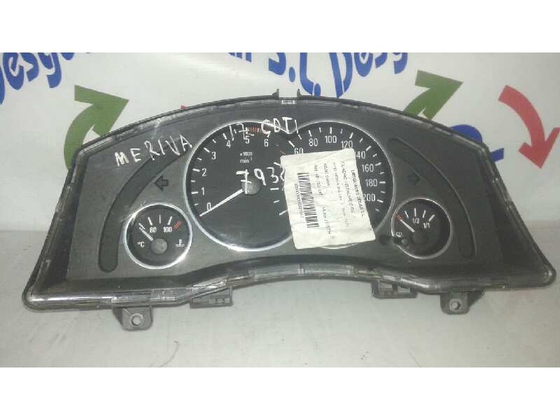 Recambio de cuadro instrumentos para opel meriva blue line referencia OEM IAM 13173381XT  