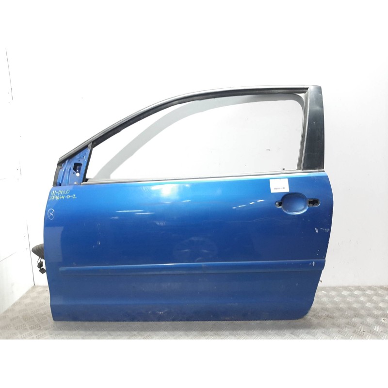 Recambio de puerta delantera izquierda para volkswagen polo (9n1) 1.2 referencia OEM IAM AZUL AZUL 