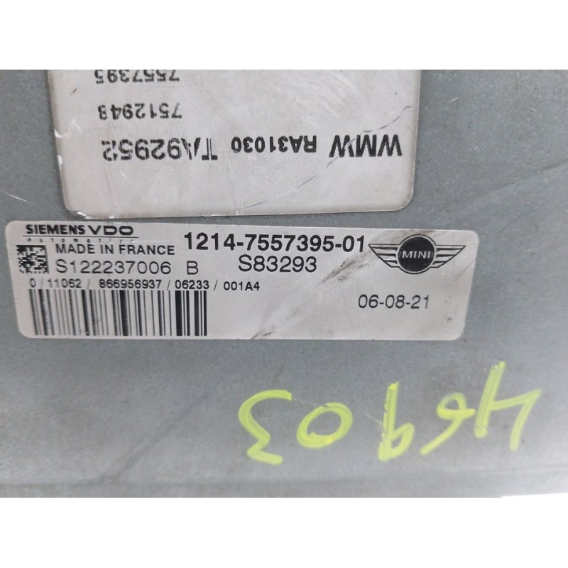 CENTRALITA MOTOR UCE 12147557395 S12237006B  - imagen 2