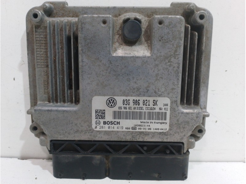 Recambio de centralita motor uce para seat altea xl (5p5) reference referencia OEM IAM 03G906021SK 0281014419 1039S23144