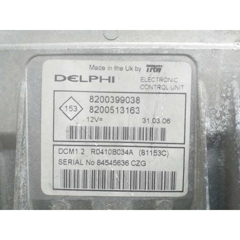 Recambio de centralita motor uce para renault clio iii confort dynamique referencia OEM IAM 7711497216  