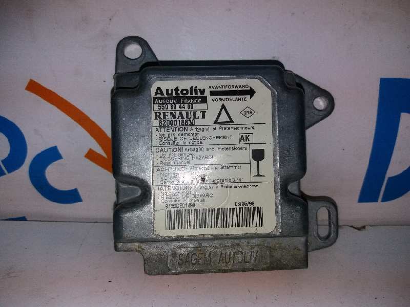 Recambio de centralita airbag para renault laguna (b56) 1.9 dti rt referencia OEM IAM 550804400 8200018830 