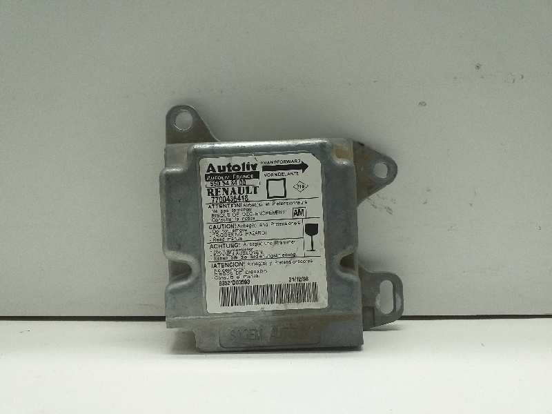 Recambio de centralita airbag para renault megane i classic (la0) 1.6e alize referencia OEM IAM 550548400 7700436418  Recambio de centralita airbag para renault megane i classic (la0) 1.6e alize referencia OEM IAM 550548400 7700436418