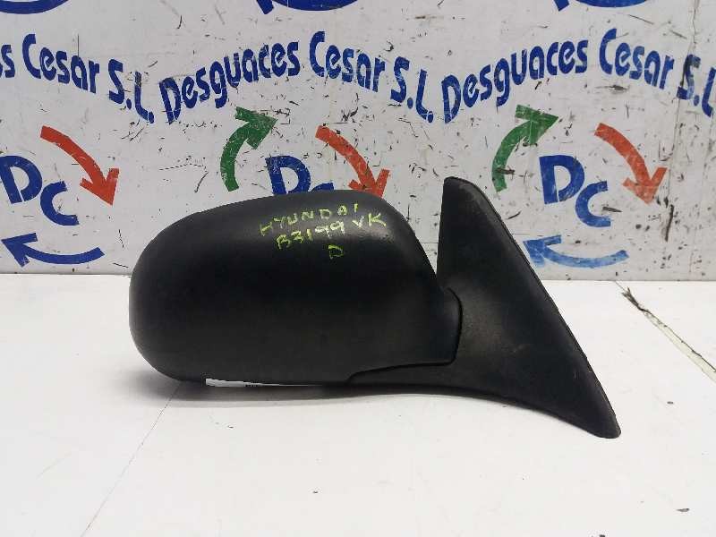 Recambio de retrovisor derecho para hyundai accent (x3) 1.3 gls automático referencia OEM IAM  MANUAL NEGRO