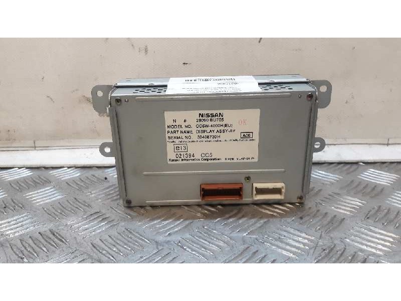 Recambio de pantalla multifuncion para nissan almera tino (v10m) acenta referencia OEM IAM 28090BU705  