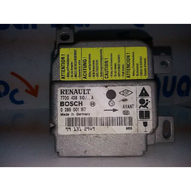 Recambio de centralita airbag para renault clio ii fase i (b/cbo) 1.2 limited (b/cboa/f) referencia OEM IAM 0285001157 770042831