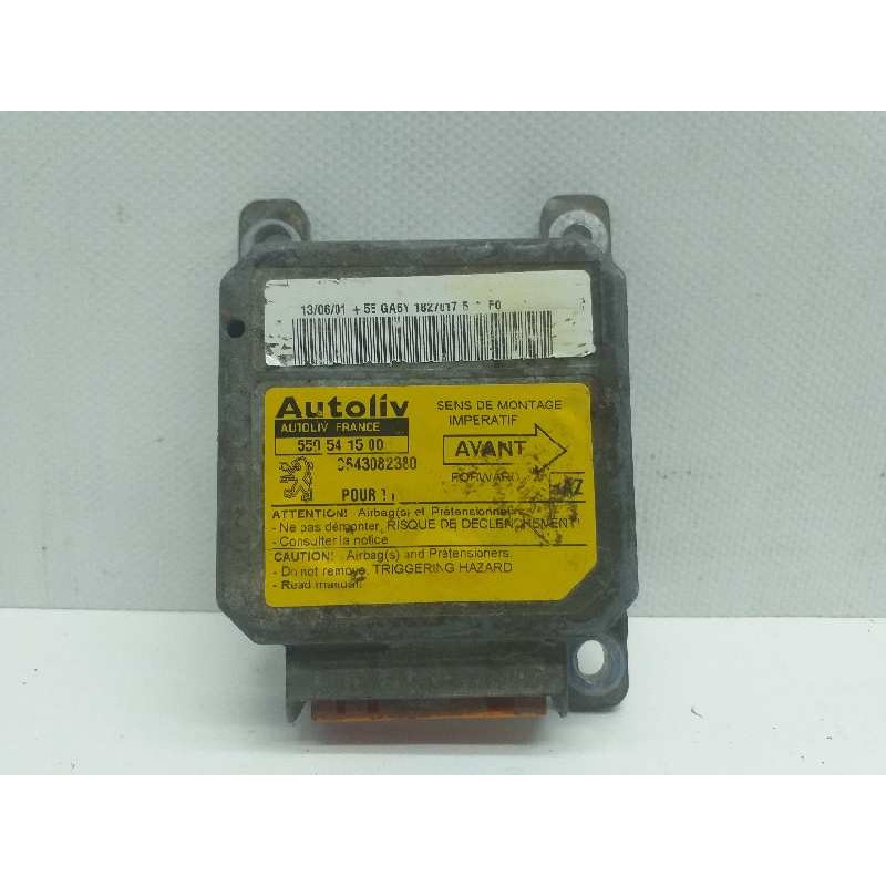 Recambio de centralita airbag para peugeot 206 berlina xs referencia OEM IAM 550541500 9643082380 