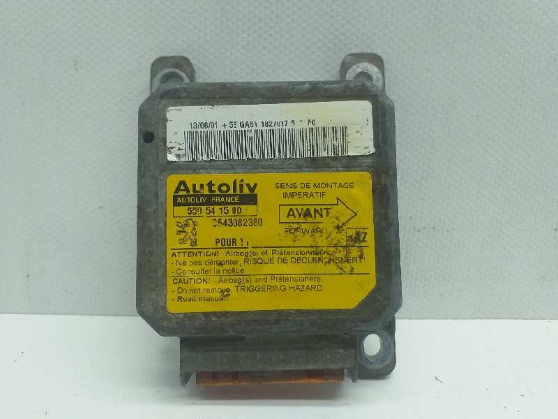 Recambio de centralita airbag para peugeot 206 berlina xs referencia OEM IAM 550541500 9643082380 
