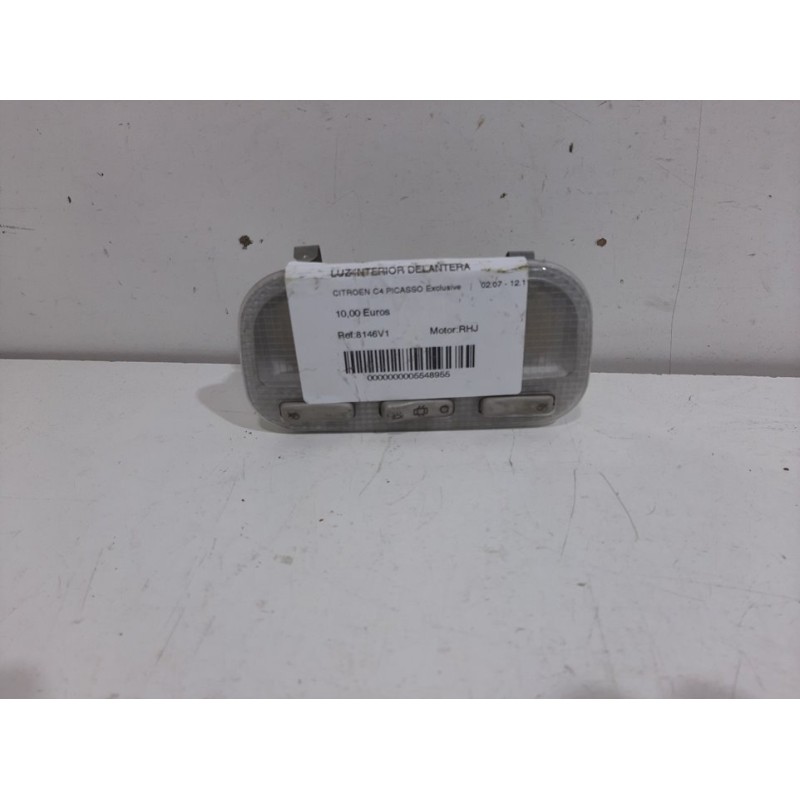 LUZ INTERIOR DELANTERA 8146V1  - imagen 1