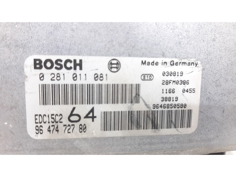 Recambio de centralita motor uce para peugeot 307 break / sw (s1) sw referencia OEM IAM 1940CX  