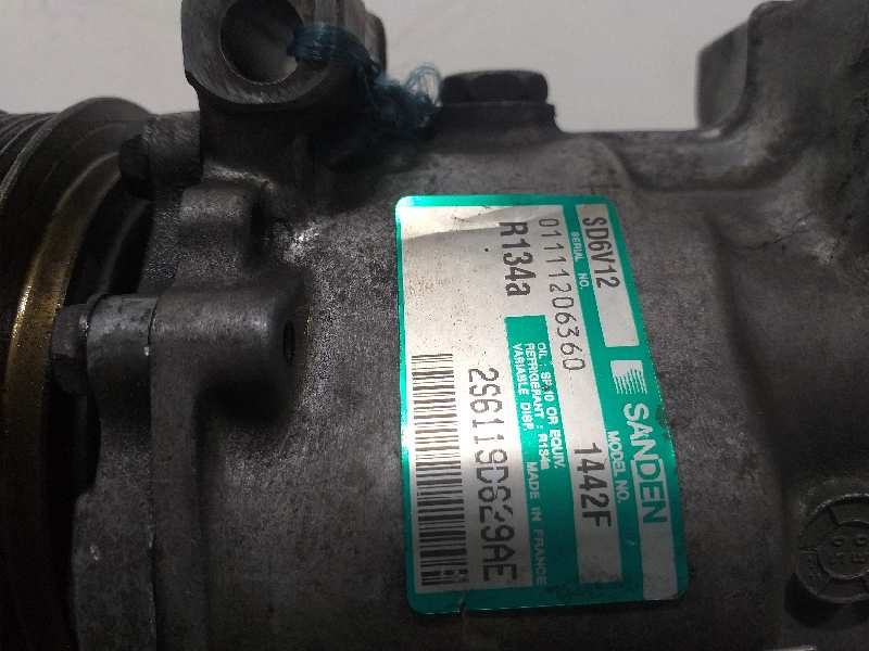 Recambio de compresor aire acondicionado para ford fusion (cbk) ambiente referencia OEM IAM 2S6119D629AE  