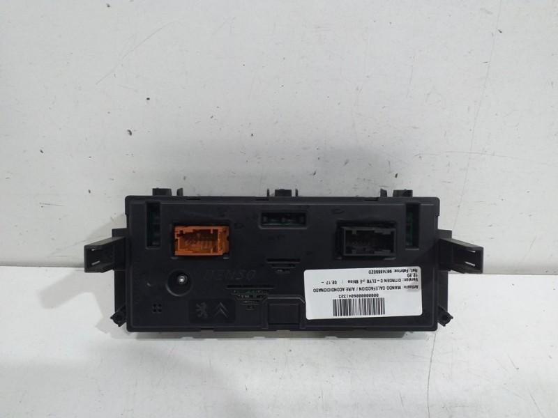 Recambio de mando calefaccion / aire acondicionado para citroën c-elysée shine referencia OEM IAM 96746550ZD 96746550ZD 