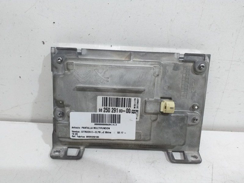 Recambio de pantalla multifuncion para citroën c-elysée shine referencia OEM IAM 9825029180 9825029180 