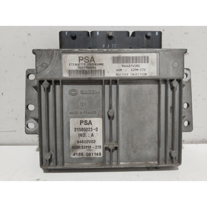 CENTRALITA MOTOR UCE 9655980980  - imagen 1