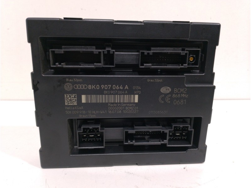 Recambio de centralita check control para audi a4 ber. (b8) básico referencia OEM IAM 8K0907064A  