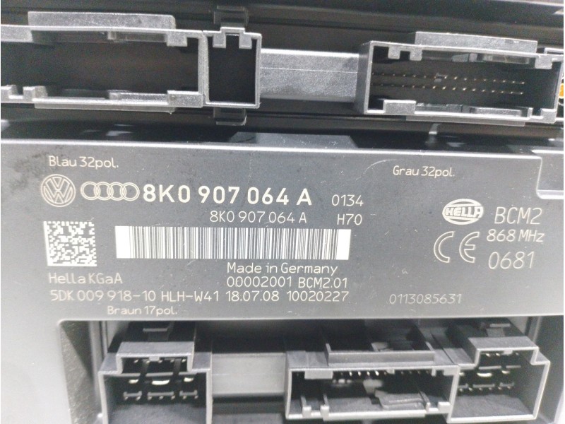 Recambio de centralita check control para audi a4 ber. (b8) básico referencia OEM IAM 8K0907064A  