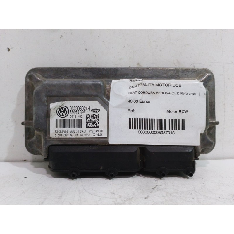 Recambio de centralita motor uce para seat cordoba berlina (6l2) reference referencia OEM IAM   