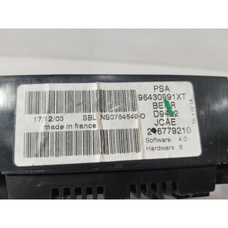 MANDO CALEFACCION / AIRE ACONDICIONADO 96430991XT  - imagen 3