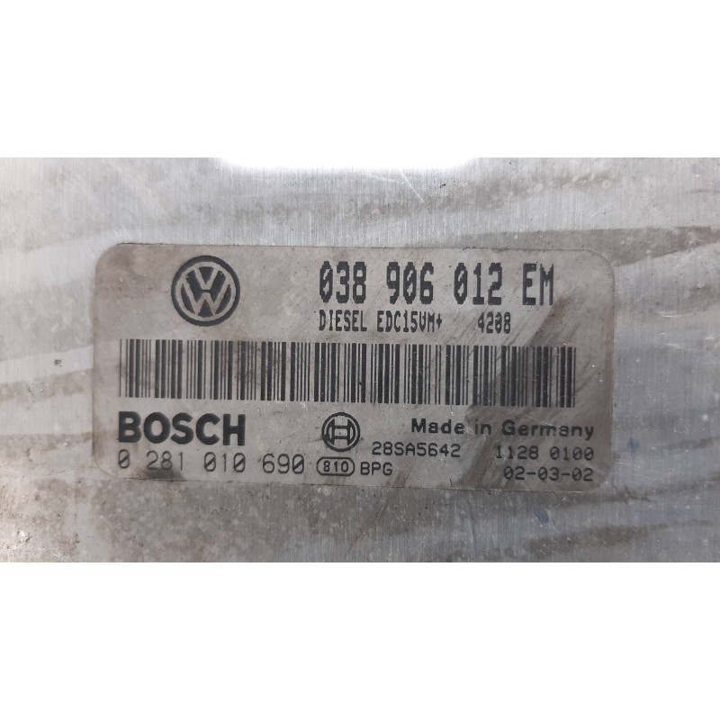 CENTRALITA MOTOR UCE 0281010690 038906012EM  - imagen 3