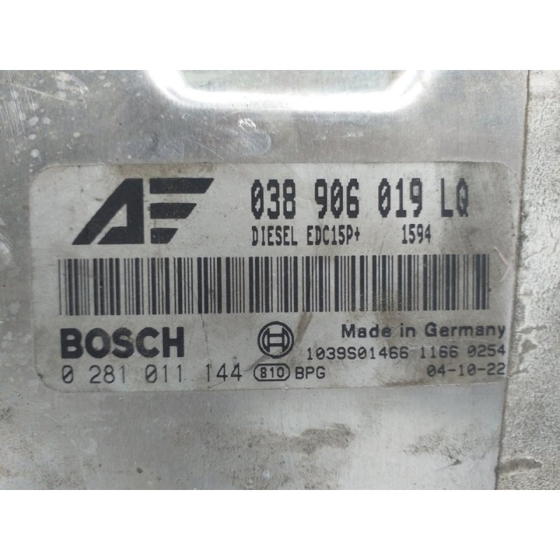 CENTRALITA MOTOR UCE 0281011144 038906019LQ  - imagen 2