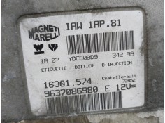 Recambio de centralita motor uce para peugeot 206 berlina xr referencia OEM IAM 9637086980   2