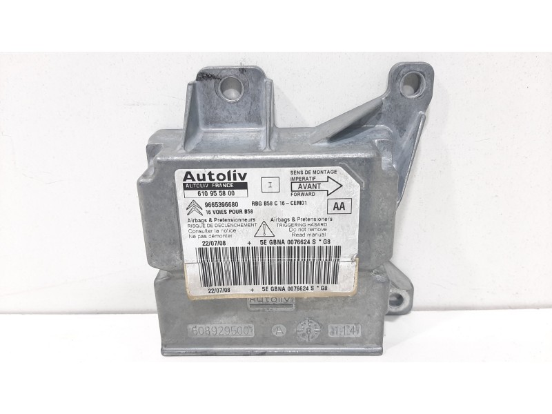 Recambio de centralita airbag para citroën c4 picasso exclusive referencia OEM IAM 9665396680 610955800 6546T1