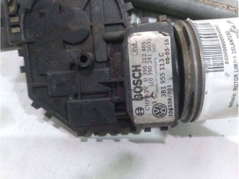 Recambio de motor limpia delantero para volkswagen passat berlina (3b3) comfortline referencia OEM IAM 3B1955113C  