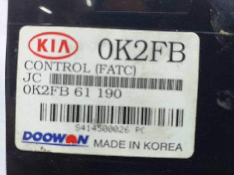 Recambio de mando calefaccion / aire acondicionado para kia carens 2.0 crdi lx monovolumen referencia OEM IAM 0K2FB61190  