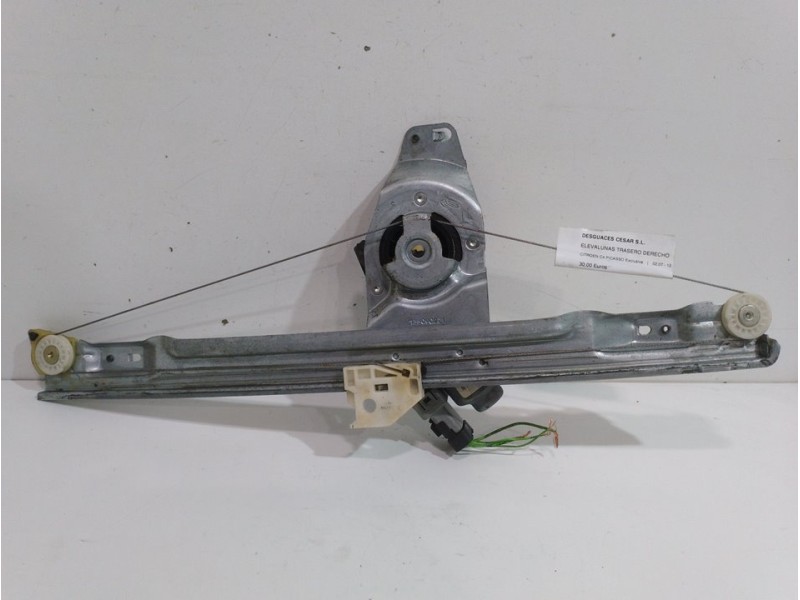 Recambio de elevalunas trasero derecho para citroën c4 picasso exclusive referencia OEM IAM 9224E4 CONFORT 